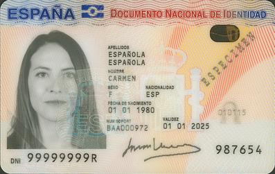 Spain ID card