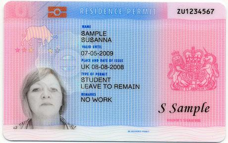 Buy fake UK permanent resident card